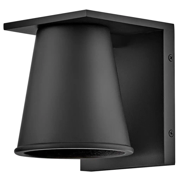 Kinkiet ścienny do ogrodu Hans HK-HANS-S-BLK tuba IP44 czarny