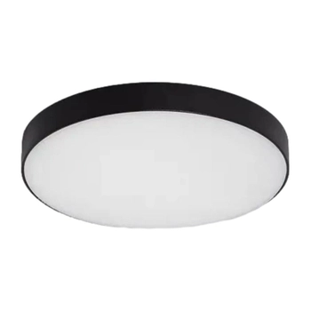 Okrągły plafon Simplicate ABR-PLOU-18-IP-C-NW LED 19W 4000K czarny biały