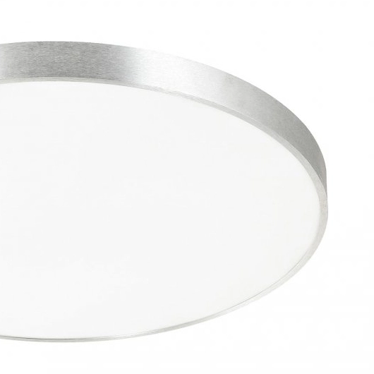 Minimalistyczna lampa sufitowa Sierra LED 60W 4000K do holu srebrna