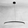 Czarna lampa wisząca Agari LED 51W 4000K pierścień do kuchni