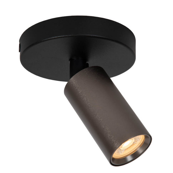 Lampa sufitowa tubka RITMO 09942/01/97 metalowa z regulacją brązowa