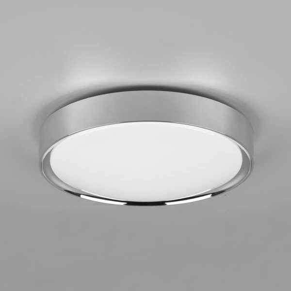Łazienkowy plafon CLARIMO 659011806 Trio LED 18W 3000K IP44 biały chrom