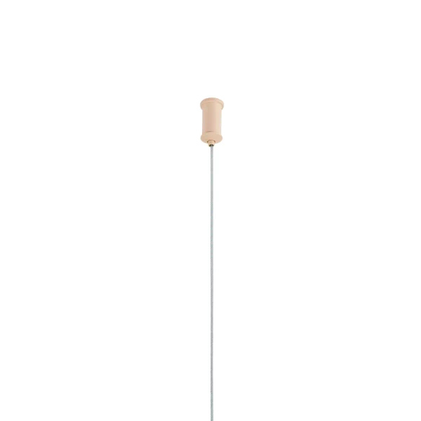 Kremowa lampa wisząca MODERNO DN1506 biała 4xG9 kule do jadalni