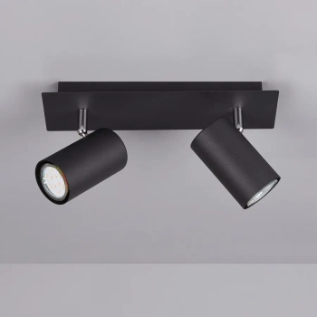 Regulowana lampa sufitowa MARLEY 802400232 czarna 2xGU10 IP20