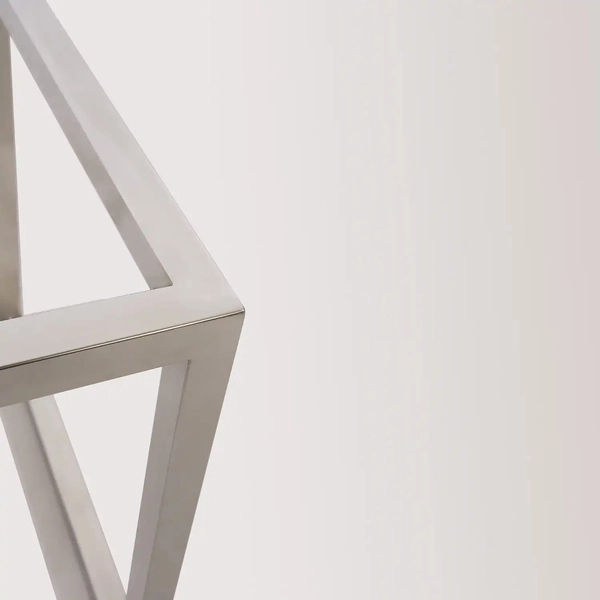 Stolik boczny Madison MD-ST1400S Cosmolight z szufladką glamour biały