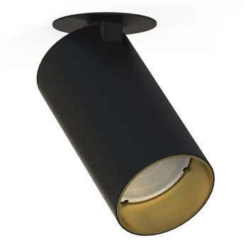 Podtynkowa tubka lampa MONO 7688 na korytarz czarna