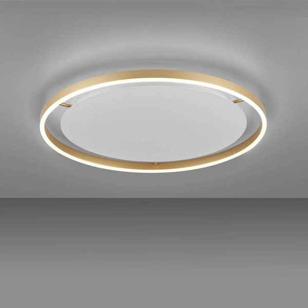 Pokojowa lampa sufitowa Ritus 15392-60 Just Light LED 28W 3000K pierścień mosiądz