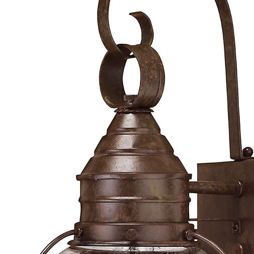 Latarenka ścienna do ogrodu HK-CAPECOD2-S Hinkley lampion brązowy