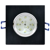 LAMPA sufitowa MOON OLAL 301864 Polux podtynkowa OPRAWA kwadratowa LED 6,5W do zabudowy IP40 szczotkowany czarny