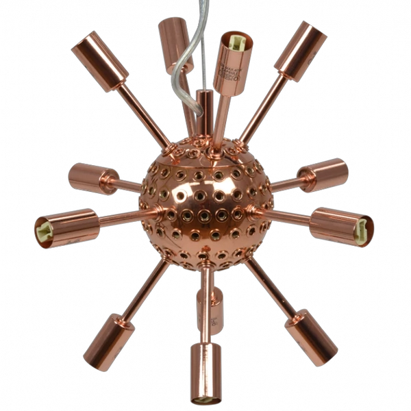 Wisząca lampa dekoracyjna Sirius AZ2118+AZ2120 Azzardo gwiazda miedziana