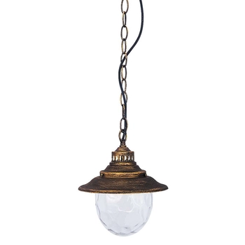 Zewnętrzna LAMPA wisząca BARCELONA 8678 Rabalux ogrodowa OPRAWA zwis outdoor IP43 antyczne złoto