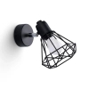 Kinkiet ścienny ARTEMIS czarny SL.1105 industrialny druciany E14