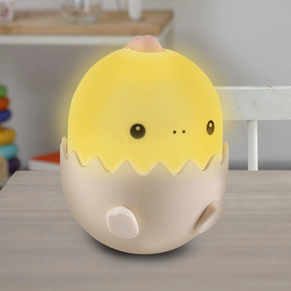 Dekoracyjna lampka nocna Baby 326973 Polux RGB dinozaur różowa