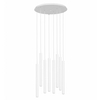 Ledowa lampa wisząca Roll 11168801 Kaspa 33,6W 3000K do jadalni biała
