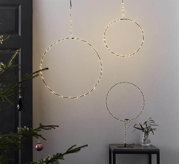 Wisząca lampa dekoracyjna Alpha ring LED 0,03W biała ciepła