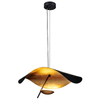 Zwisowa lampa Enigma ST-8821P-40 Step LED 13W kapelusz czarny złoty