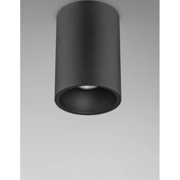 Sufitowa lampa CASENDA LE65137 metalowa tubka do salonu czarna