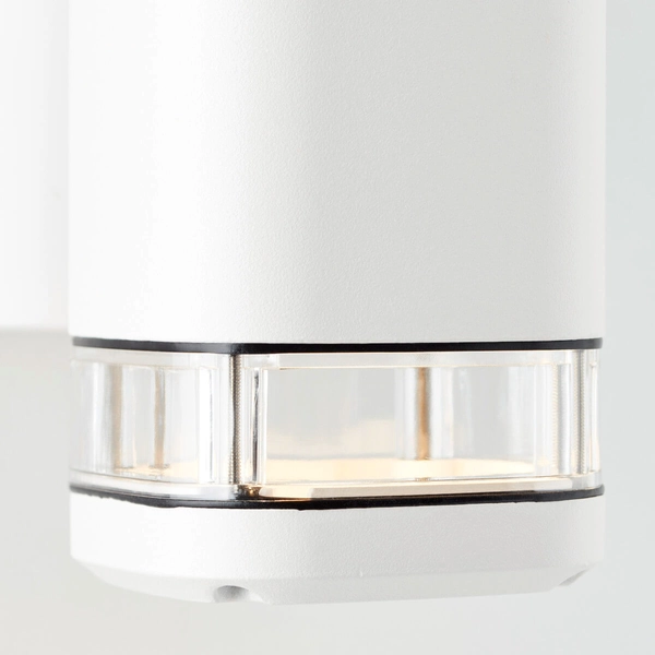 Zewnętrzna lampa ścienna Jandy 90968A05 góra-dół tubka IP44 biała