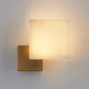 Lampa ścienna CUBO ST-DL-8537 gold LED 3W 3000K kostka złota biała