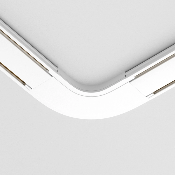 Łącznik półokrągły do szynoprzewodów magnetycznych Radity TRA084CR-11W biały