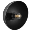 Dekoracyjna okrągła lampa na ścianę VENTORO LE45590 czarna