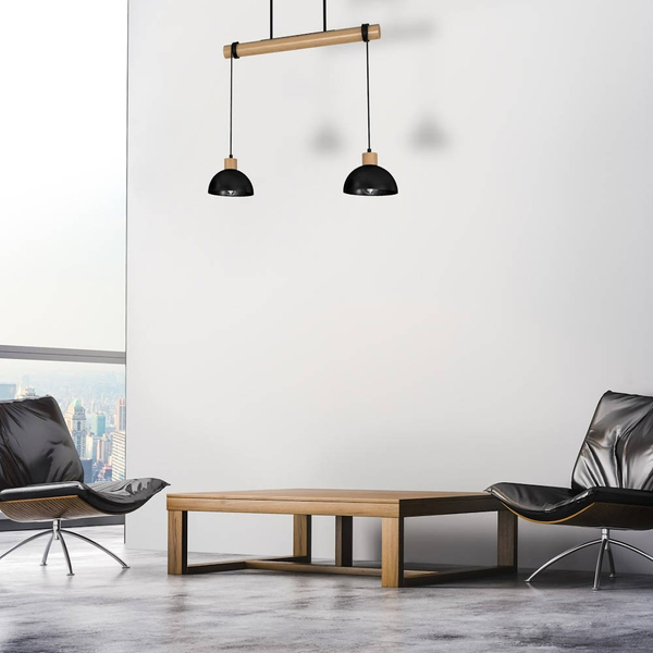 Loftowa lampa wisząca ERIK MLP7225 Milagro zwis do kuchni czarny