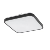 Kwadratowy plafon do kuchni AGNES SQUARE 10983 LED 16W 3000K IP44 czarny