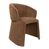 Siedzisko do nowoczesnych jadalni TOMI MM001501100364 brązowe tkanina 45cm