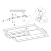 Ledowy plafon Spiro R67862132 RL Light LED 22W 3000K prostokątny czarny