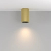 Plafon tubka podłużna ryflowana Calipso C106CL-01-GU10-BS mosiądz