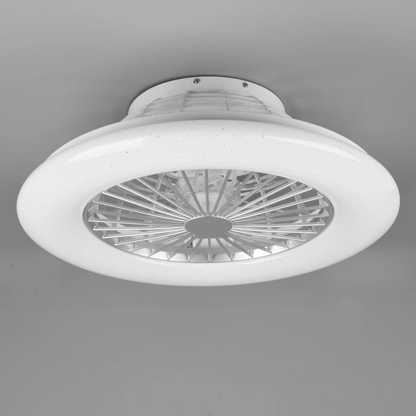 Wentylator sufitowy STRALSUND R62522987 RL Light LED 30W 3000-6500K RGB plafon okrągły srebrny
