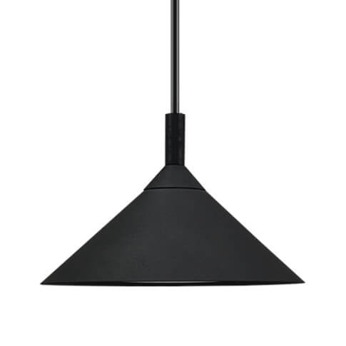 Zwisająca lampa sypialniana no.Ai 5166 Shilo metalowa czarna