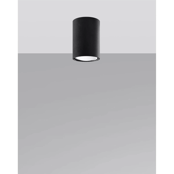 Minimalistyczna lampa sufitowa SL.1000 czarna do jadalni