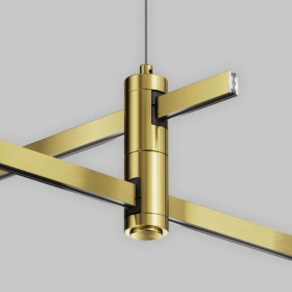 Podwójna lina nośna do systemu szynowego Flarity TRA157SW-D1-BS mosiądz