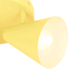 LAMPA sufitowa AMOR 98-68828 Candellux metalowa OPRAWA retro reflektorki regulowane żółte