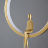 Designerska lampa wisząca Amici ST-D7774 gold 7W 3000K do salonu okrąg złota