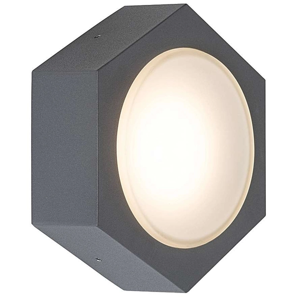 Zewnętrzna LAMPA ścienna AVOLA 7964 Rabalux geometryczna OPRAWA elewacyjna LED 10W 3000K kinkiet IP54 czarny biały
