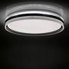 Plafon sufitowy Barbara 326683 Polux LED 72W 3000-6000K IP44 czarny biały