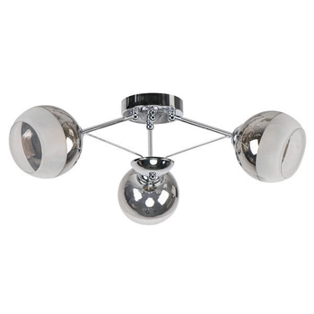 Modernistyczna LAMPA sufitowa 1018/3 8C Elem loftowa OPRAWA szklane kule balls chrom