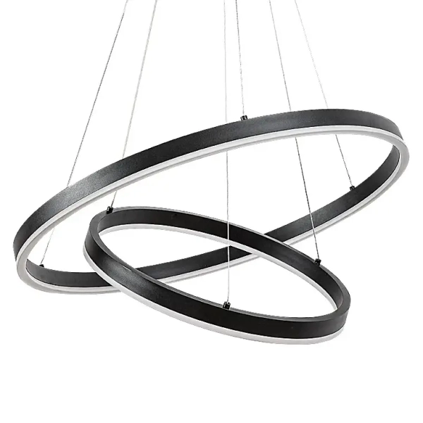 Wisząca ledowa lampa do salonu Isaure 72305 LED 80W 3000-6500K czarny