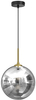Wisząca lampa kulista Reflex MLP8414 przydymiona złota