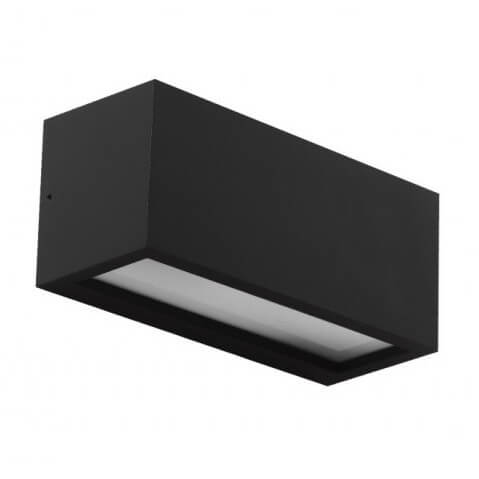 Prostokątna lampa ścienna VENTA AZ4350 Azzardo IP54 czarny
