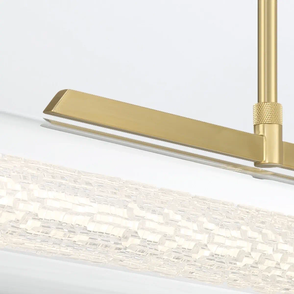 Wisząca lampa szklana tuba Espada QN-ESPADA-LP-BG LED 38W 3000K złoty