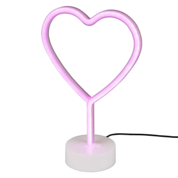 Stołowa lampka serce HEART R55210101 LED 1,8W biały