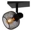 Ścienna LAMPA kinkiet MAREN 77978/02/30 Lucide metalowa OPRAWA regulowany plafon loftowy czarny