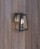 Elewacyjna LAMPA ogrodowa FIA 5290903012 Lutec ścienna OPRAWA zewnętrzna metalowa IP44 czarna