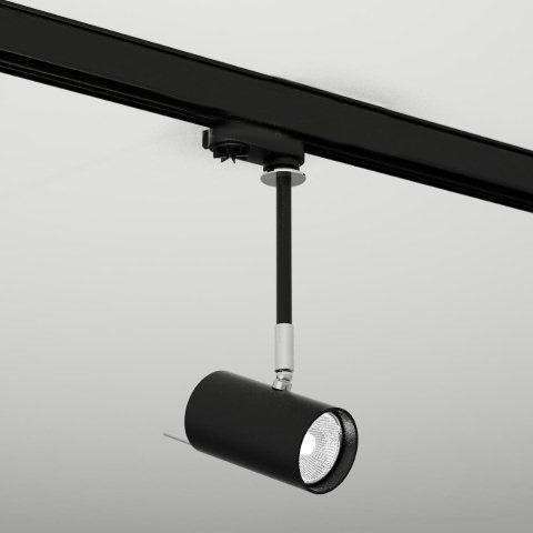 Reflektorowa LAMPA sufitowa FUSSA 6602 Shilo regulowana tuba OPRAWA metalowa do systemu szynowego 3-fazowego czarna