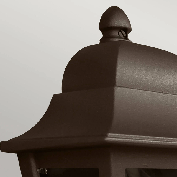 Elewacyjna lampa ogrodowa DECO-LANE7-BRONZE Elstead lampion IP44 brązowy