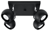 Plafon LAMPA sufitowa SL.0446 kwadratowa OPRAWA reflektorki kule balls czarne