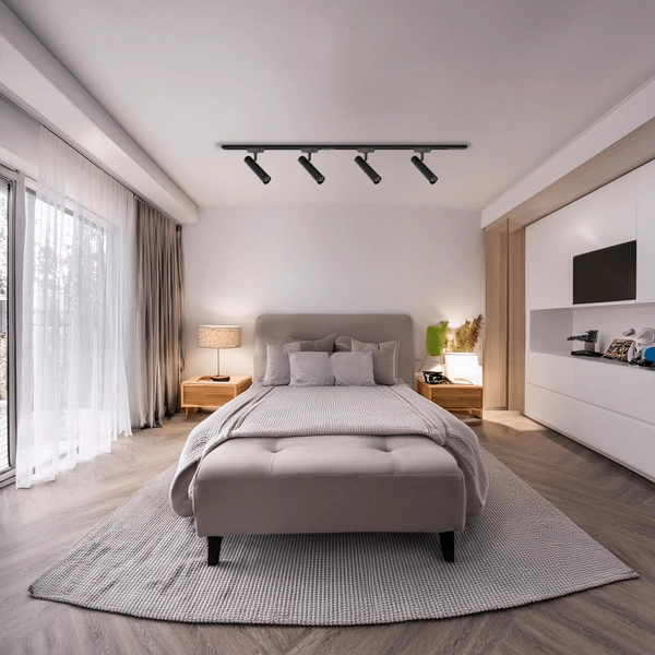 Sufitowa lampa 1-fazowa Magro ML1119 LED 7W 3000-4000K tuba czarny